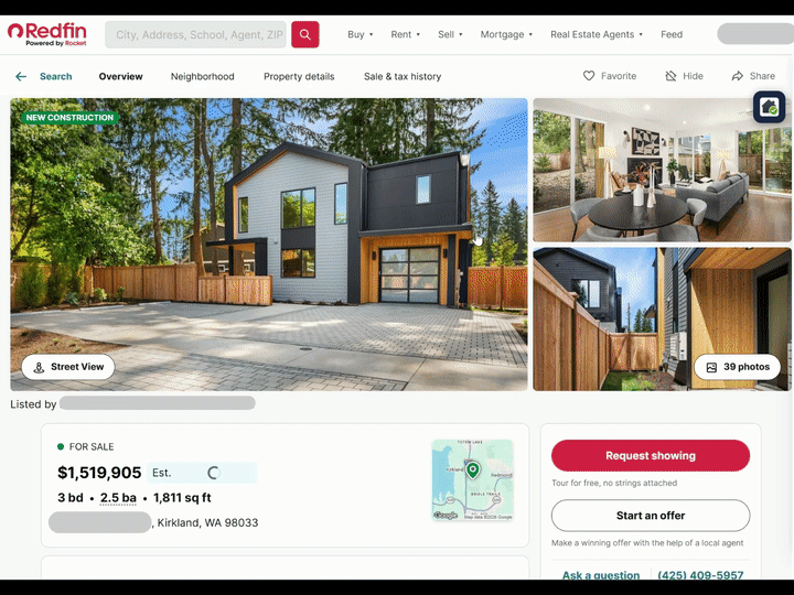 Listing verification while you browse
